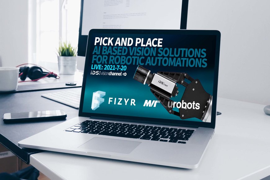 Fizyr, MVTec and urobots with sessions at the 3-in-1 focus event on July 20th from 9 a.m. EDT